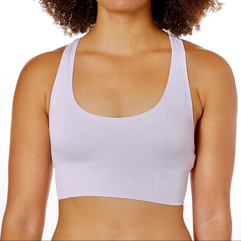 Reebok Workout Ready Seamless Sports Bra Quartz Size XS